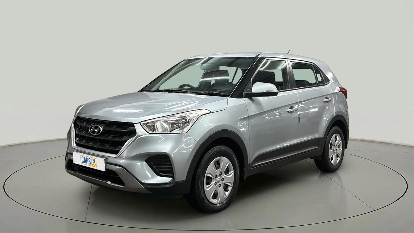 2019 Hyundai Creta E PLUS 1.6 PETROL, Petrol, Manual, 56,294 km, Left Front Diagonal
