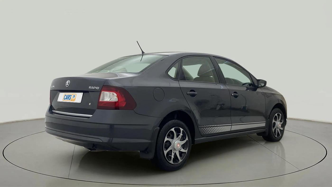 2020 Skoda Rapid ACTIVE 1.0 TSI, Petrol, Manual, 75,192 km, Right Back Diagonal