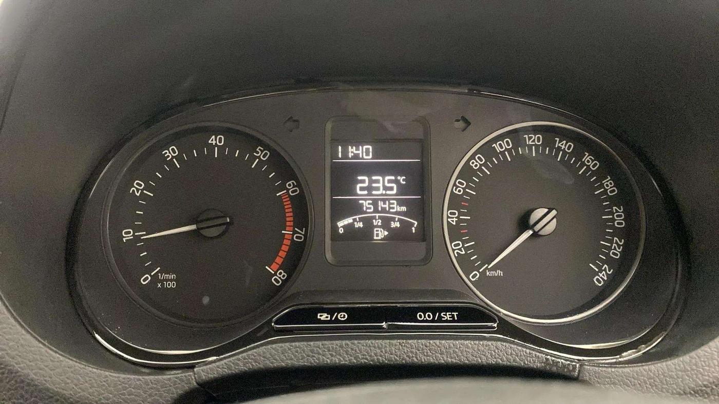 2020 Skoda Rapid ACTIVE 1.0 TSI, Petrol, Manual, 75,192 km, Odometer Image