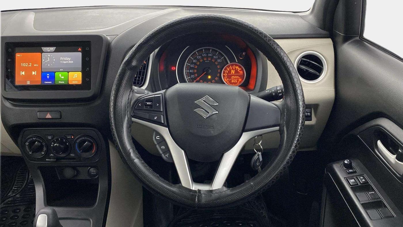 2021 Maruti New Wagon-R ZXI 1.2 AMT, Petrol, Automatic, 10,400 km, Steering Wheel Close Up