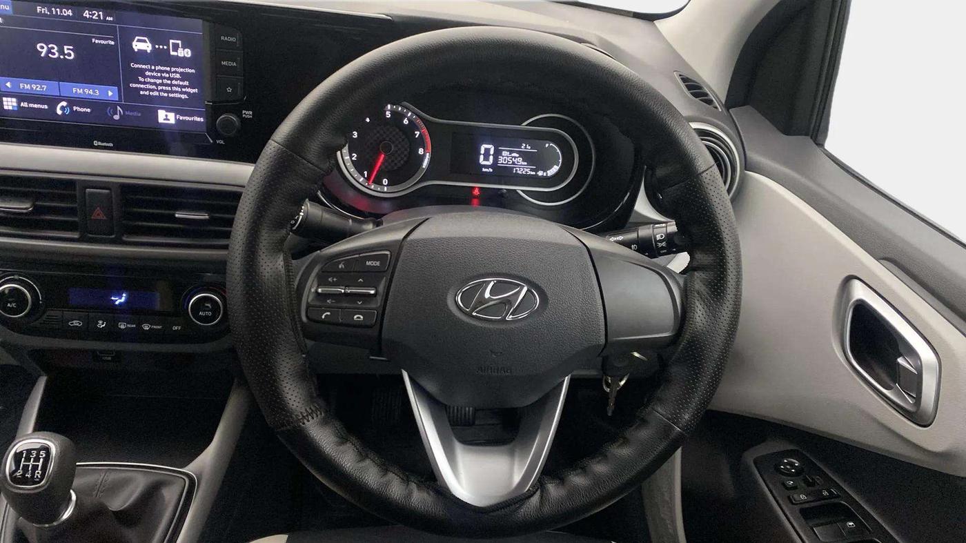 2022 Hyundai GRAND I10 NIOS SPORTZ 1.2 KAPPA VTVT, Petrol, Manual, 17,213 km, Steering Wheel Close Up