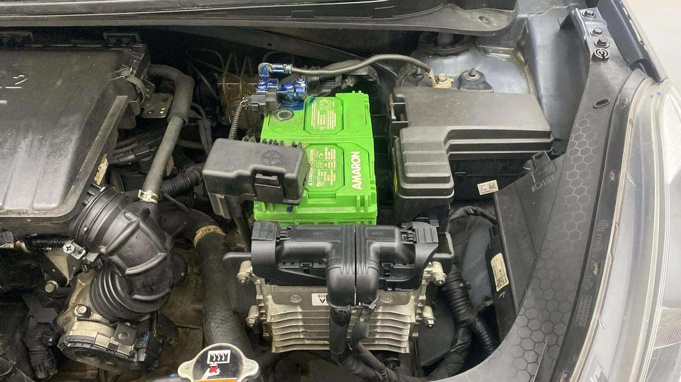 2020 Hyundai GRAND I10 NIOS SPORTZ AMT 1.2 KAPPA VTVT, Petrol, Automatic, 30,701 km, Engine View - Left