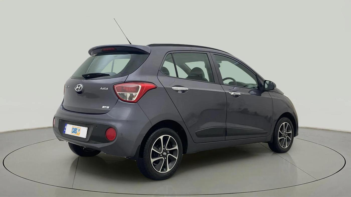 2017 Hyundai Grand i10 ASTA 1.2 KAPPA VTVT, Petrol, Manual, 16,326 km, Right Back Diagonal