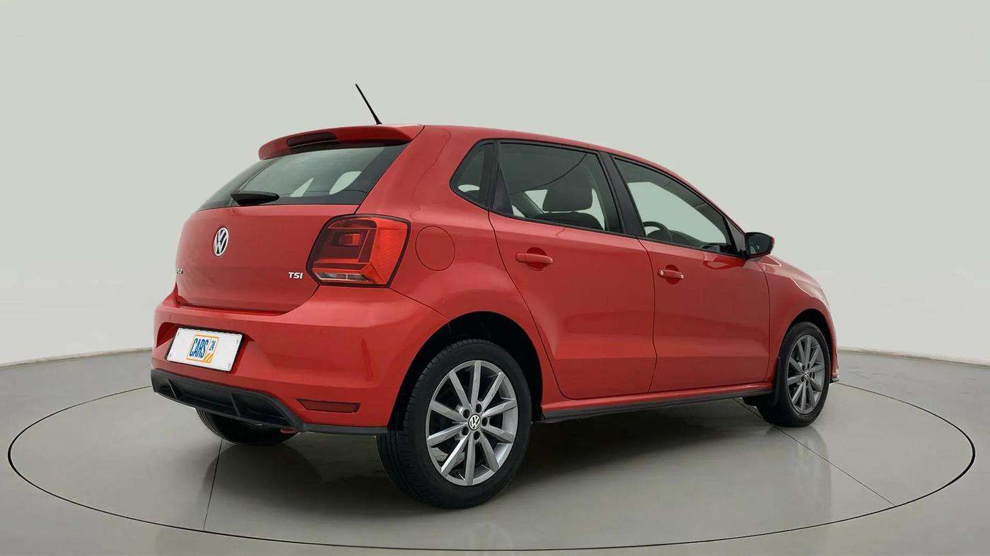 2021 Volkswagen Polo HIGHLINE PLUS 1.0L TSI, Petrol, Manual, 25,345 km, Right Back Diagonal