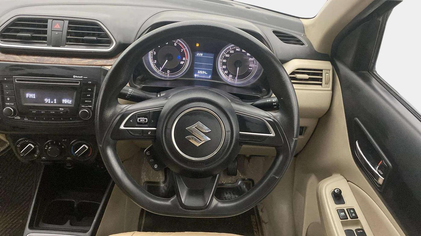2018 Maruti Dzire VXI, Petrol, Manual, 32,649 km, Steering Wheel Close Up