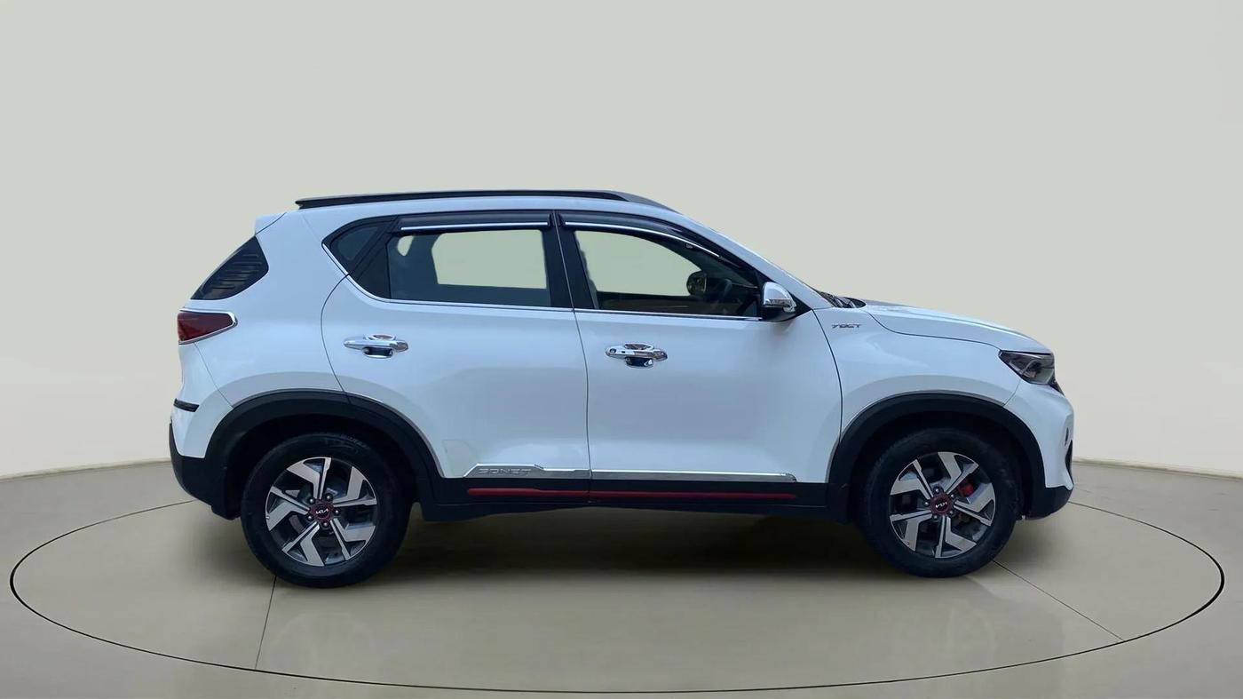 2021 KIA SONET GTX PLUS 1.0 DCT, Petrol, Automatic, 18,267 km, Right Side View