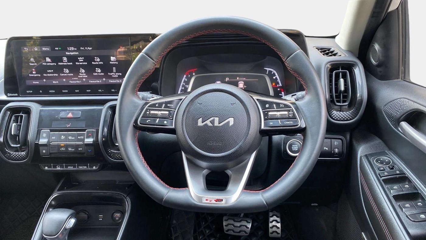 2021 KIA SONET GTX PLUS 1.0 DCT, Petrol, Automatic, 18,267 km, Steering Wheel Close Up