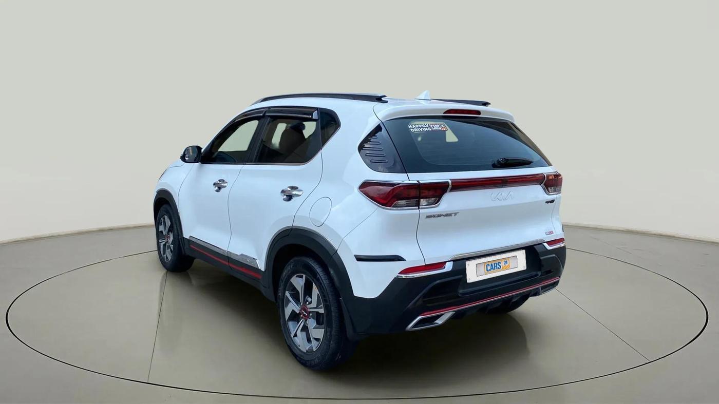 2021 KIA SONET GTX PLUS 1.0 DCT, Petrol, Automatic, 18,267 km, Left Back Diagonal