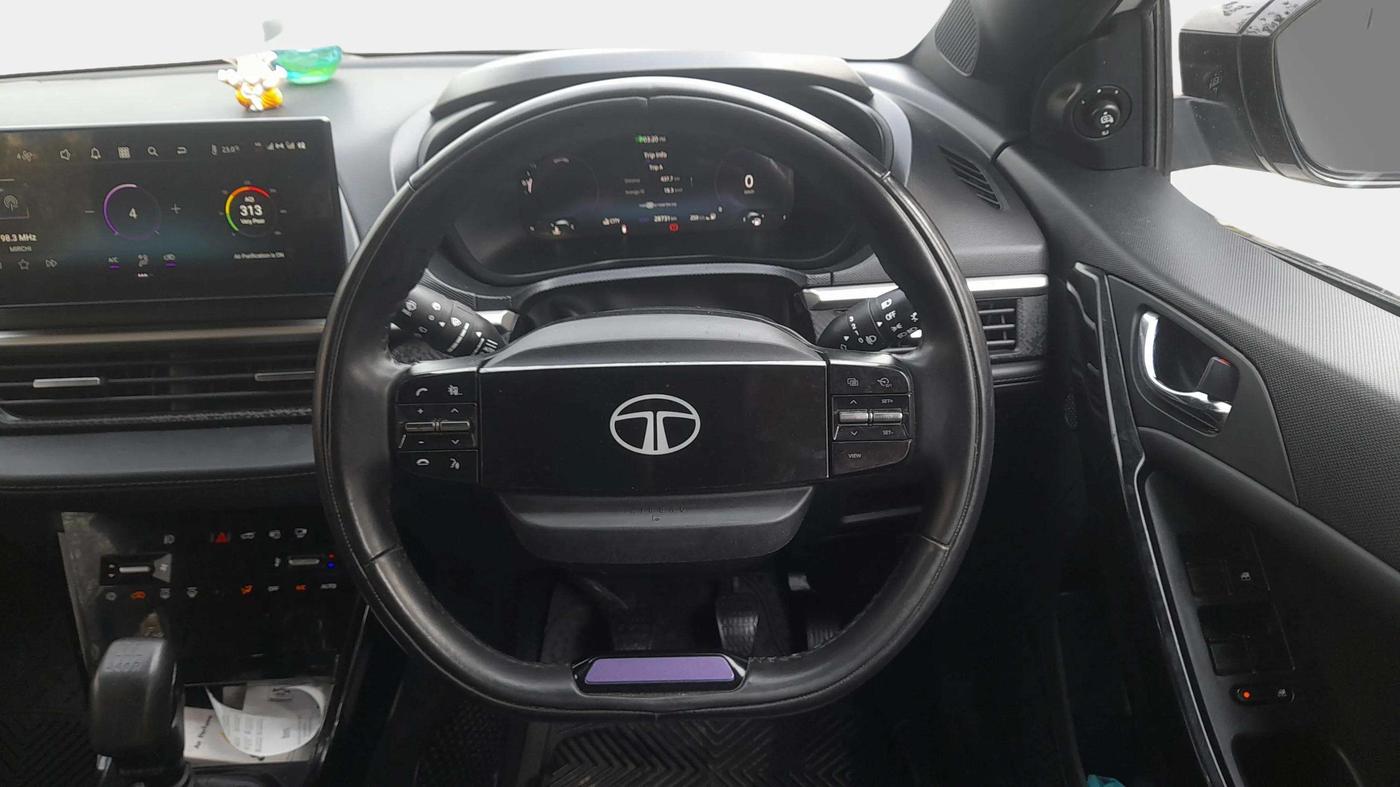 2023 Tata NEXON FEARLESS + S P MT, Petrol, Manual, 28,739 km, Steering Wheel Close Up