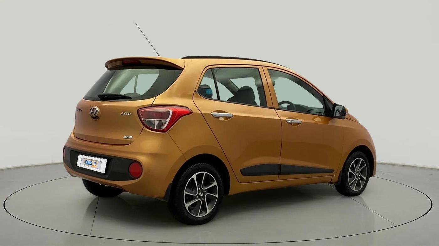 2017 Hyundai Grand i10 ASTA 1.2 KAPPA VTVT, Petrol, Manual, 35,476 km, Right Back Diagonal