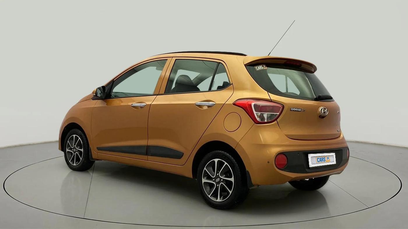 2017 Hyundai Grand i10 ASTA 1.2 KAPPA VTVT, Petrol, Manual, 35,476 km, Left Back Diagonal