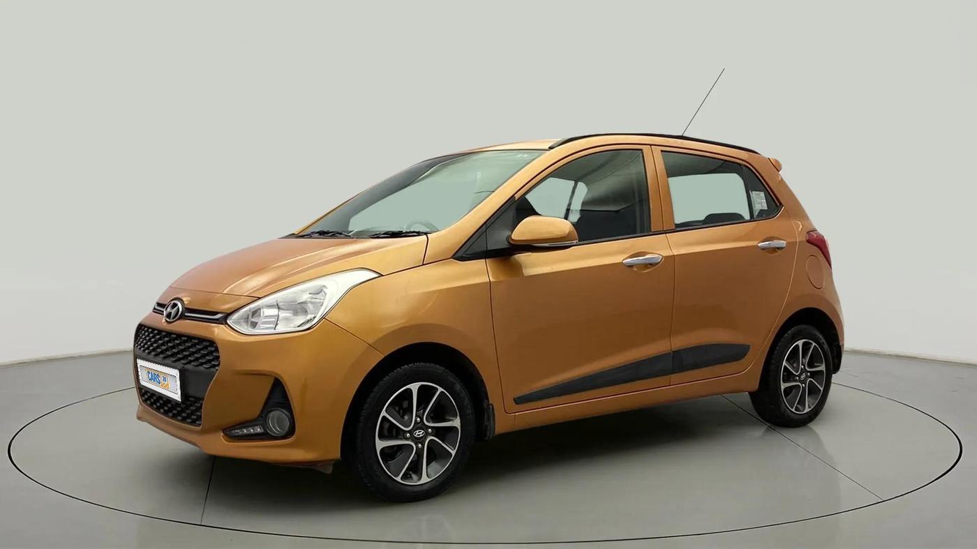 2017 Hyundai Grand i10 ASTA 1.2 KAPPA VTVT, Petrol, Manual, 35,476 km, Left Front Diagonal