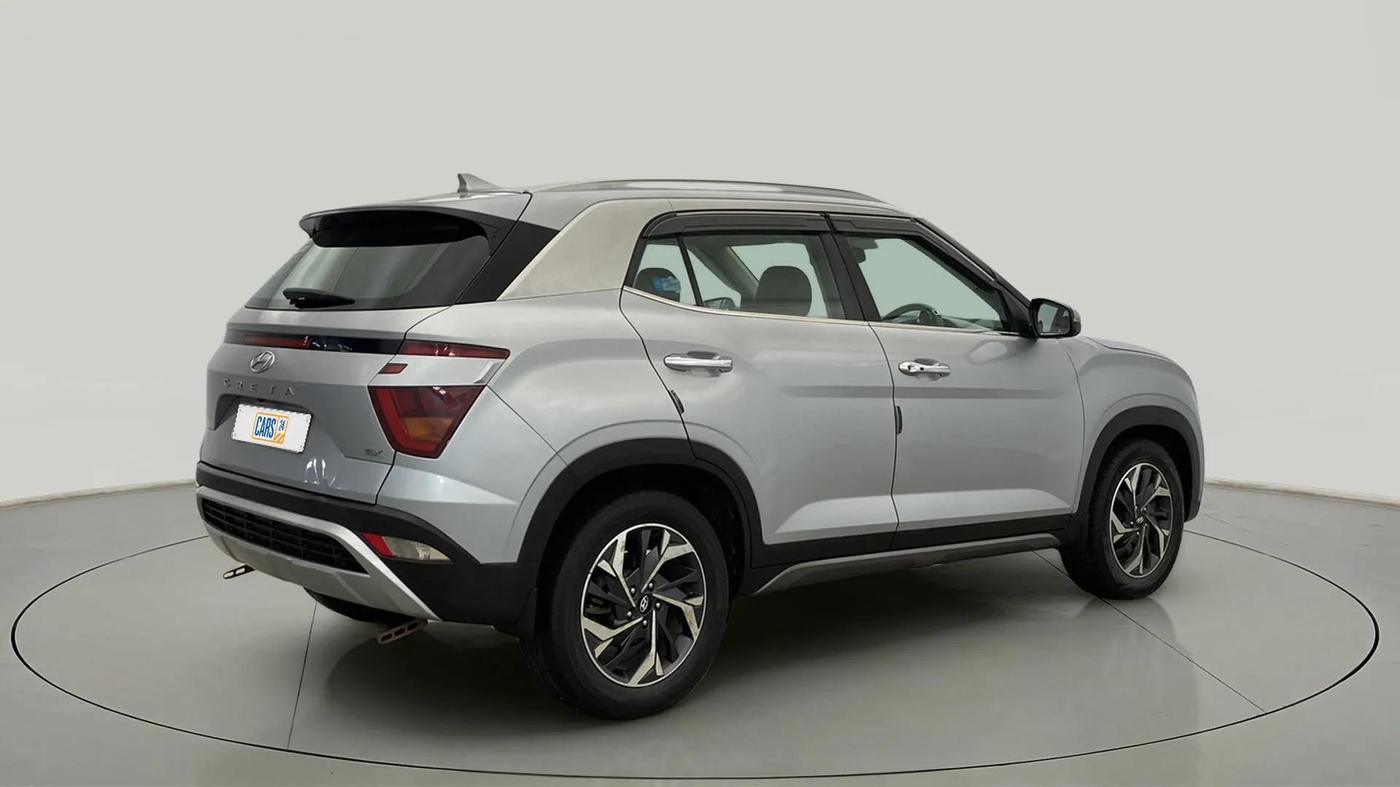 2020 Hyundai Creta SX (O) IVT 1.5 PETROL, Petrol, Automatic, 81,292 km, Right Back Diagonal