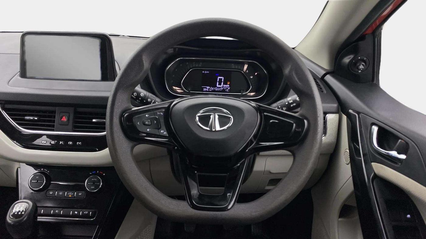 2021 Tata NEXON XZ PLUS PETROL, Petrol, Manual, 39,510 km, Steering Wheel Close Up