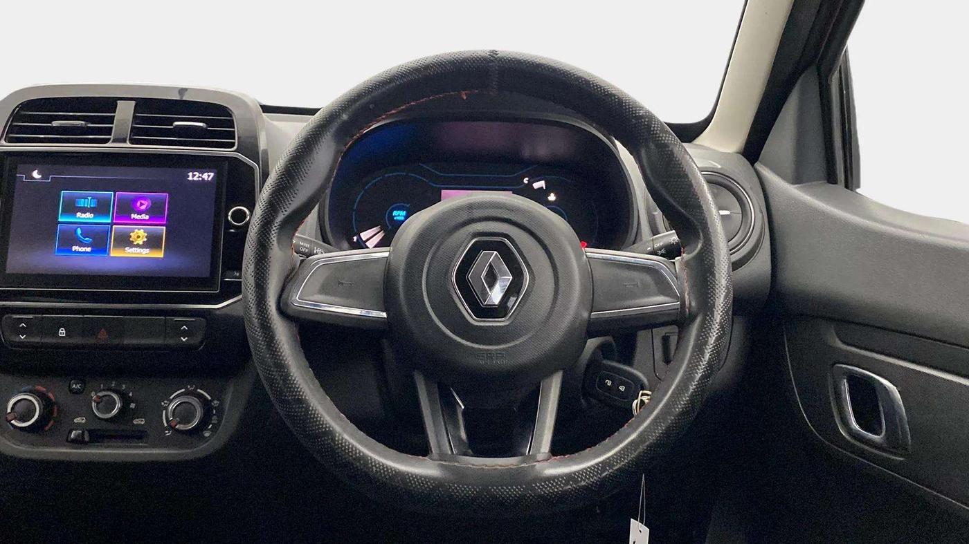2019 Renault Kwid RXT 1.0 (O), Petrol, Manual, 38,298 km, Steering Wheel Close Up