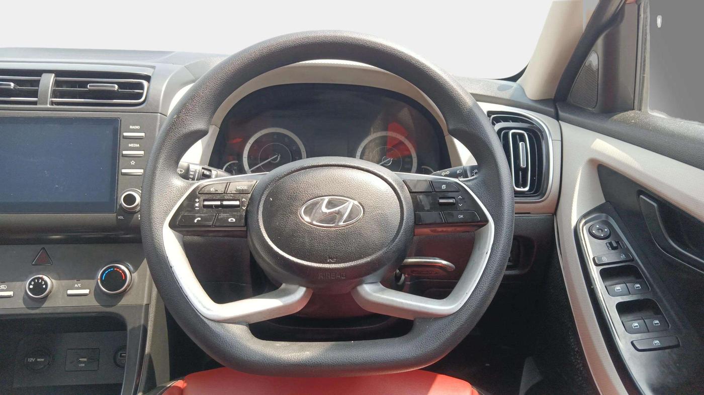2020 Hyundai Creta EX 1.5 PETROL, Petrol, Manual, 66,798 km, Steering Wheel Close Up
