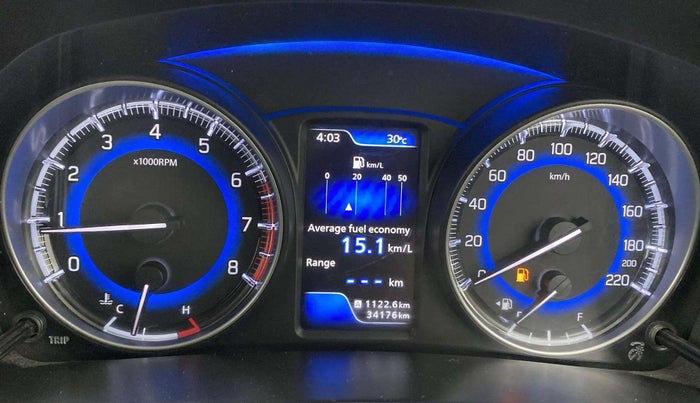 2020 Maruti Baleno ZETA PETROL 1.2, Petrol, Manual, 34,169 km, Odometer Image