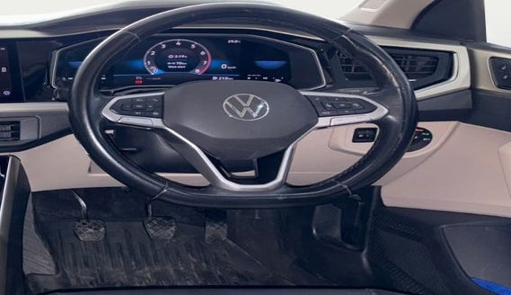 2022 Volkswagen VIRTUS TOPLINE TSI 1.0 MT, Petrol, Manual, 35,162 km, Steering Wheel Close Up