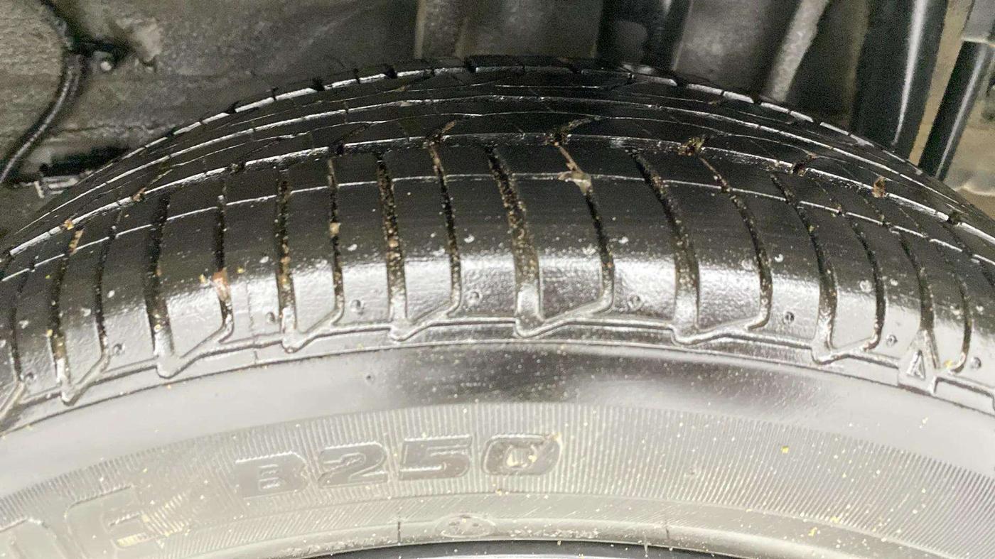 2022 Tata TIAGO NRG XZ AMT, Petrol, Automatic, 10,794 km, Left Rear Tyre Tread