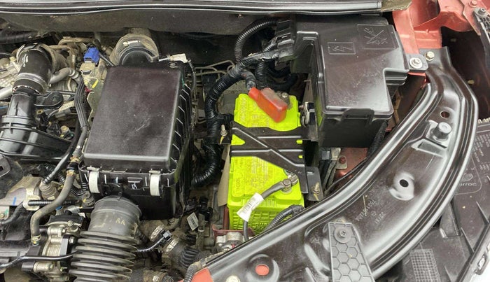 2021 Nissan MAGNITE XV PREMIUM TURBO CVT DUAL TONE, Petrol, Automatic, 20,842 km, Engine View - Left