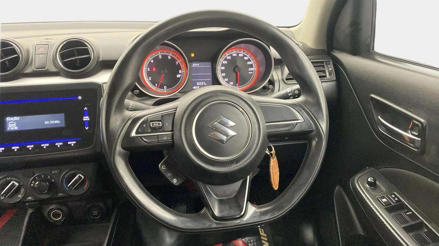 2022 Maruti Swift VXI, Petrol, Manual, 72,370 km, Steering Wheel Close Up
