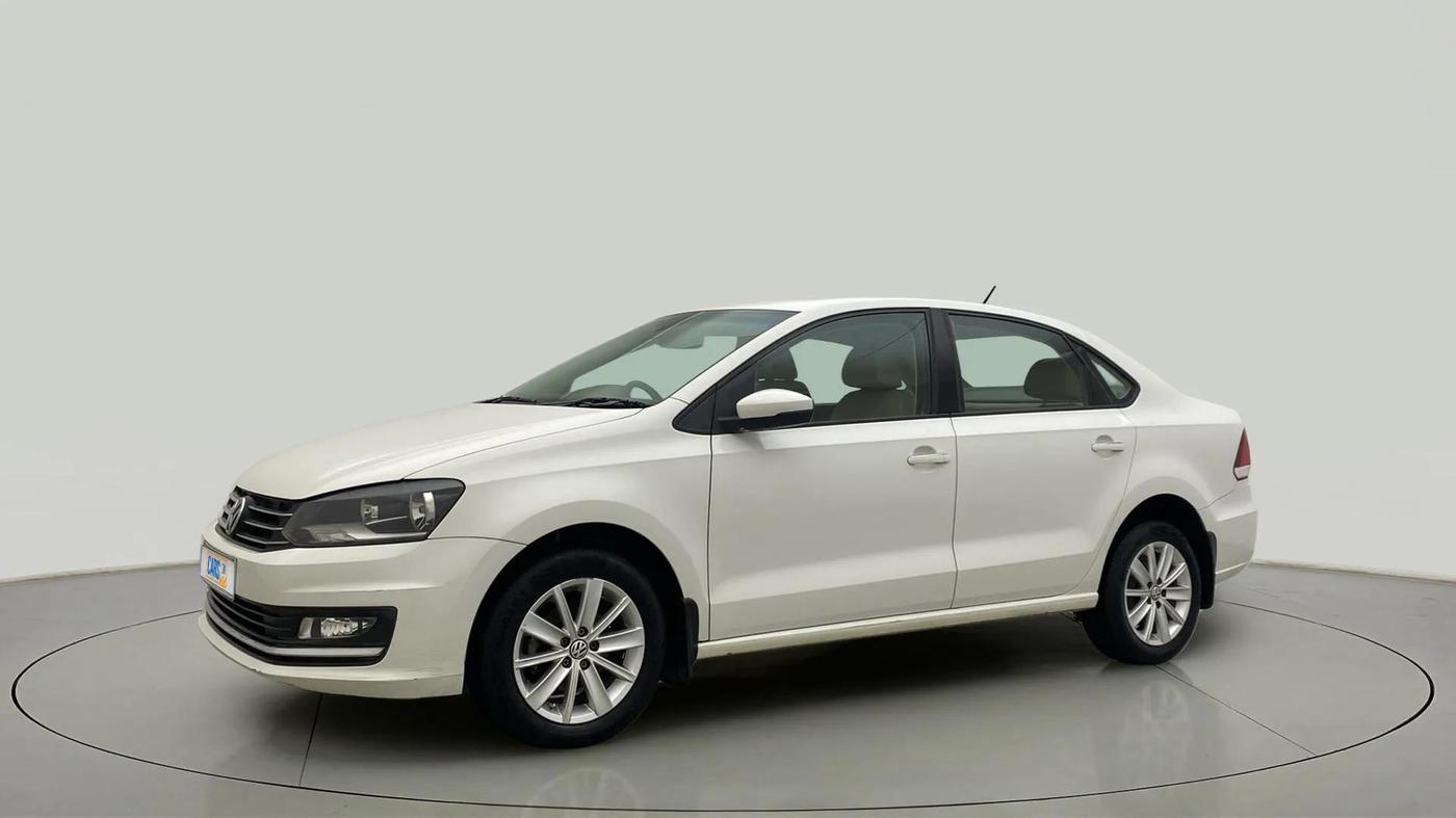 2017 Volkswagen Vento HIGHLINE PETROL AT, Petrol, Automatic, 54,354 km, Left Front Diagonal