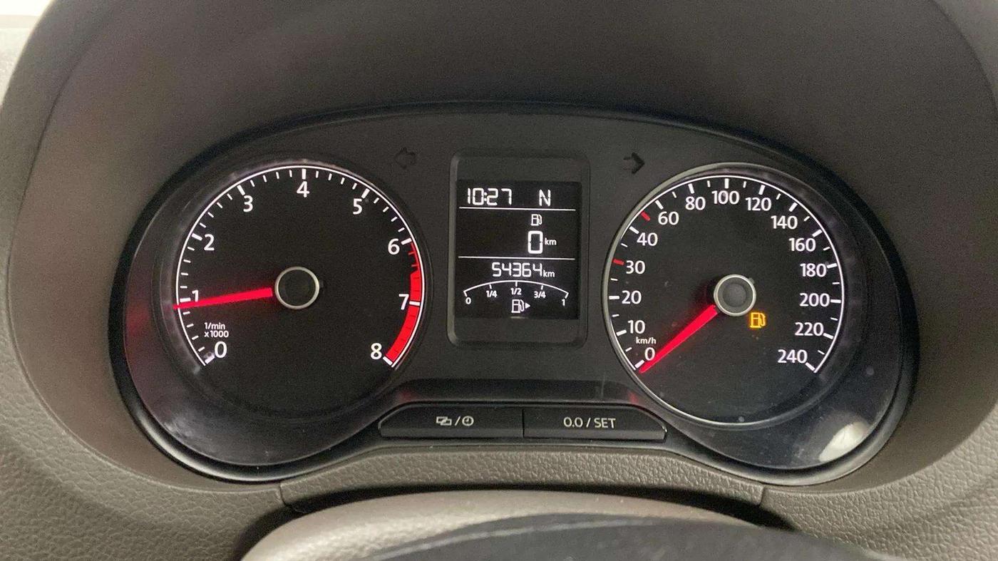 2017 Volkswagen Vento HIGHLINE PETROL AT, Petrol, Automatic, 54,354 km, Odometer Image