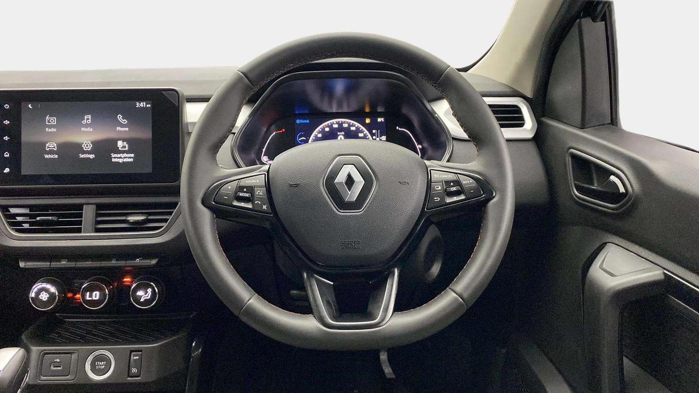 2024 Renault Kiger RXZ TURBO CVT, Petrol, Automatic, 1,702 km, Steering Wheel Close Up