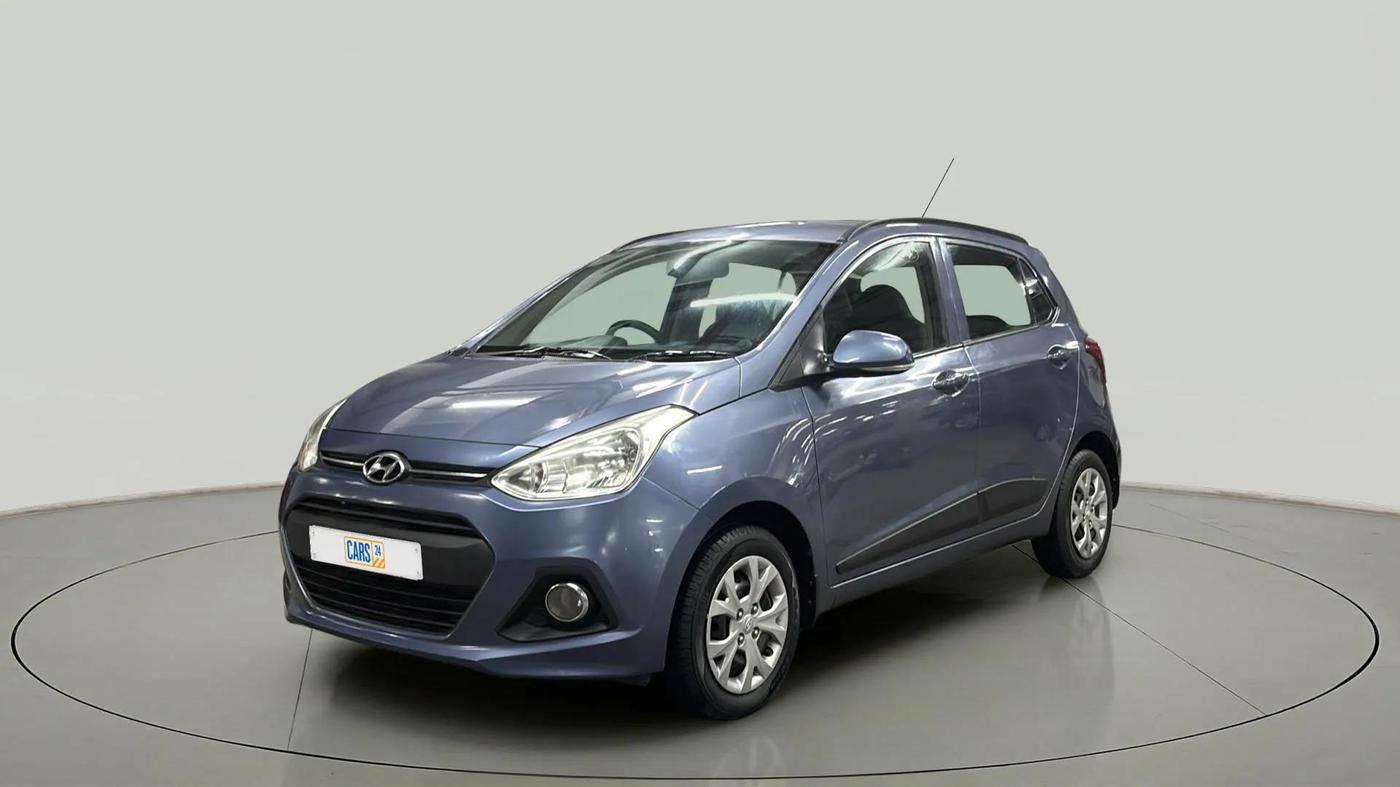 2016 Hyundai Grand i10 SPORTZ 1.2 KAPPA VTVT, Petrol, Manual, 11,663 km, Left Front Diagonal