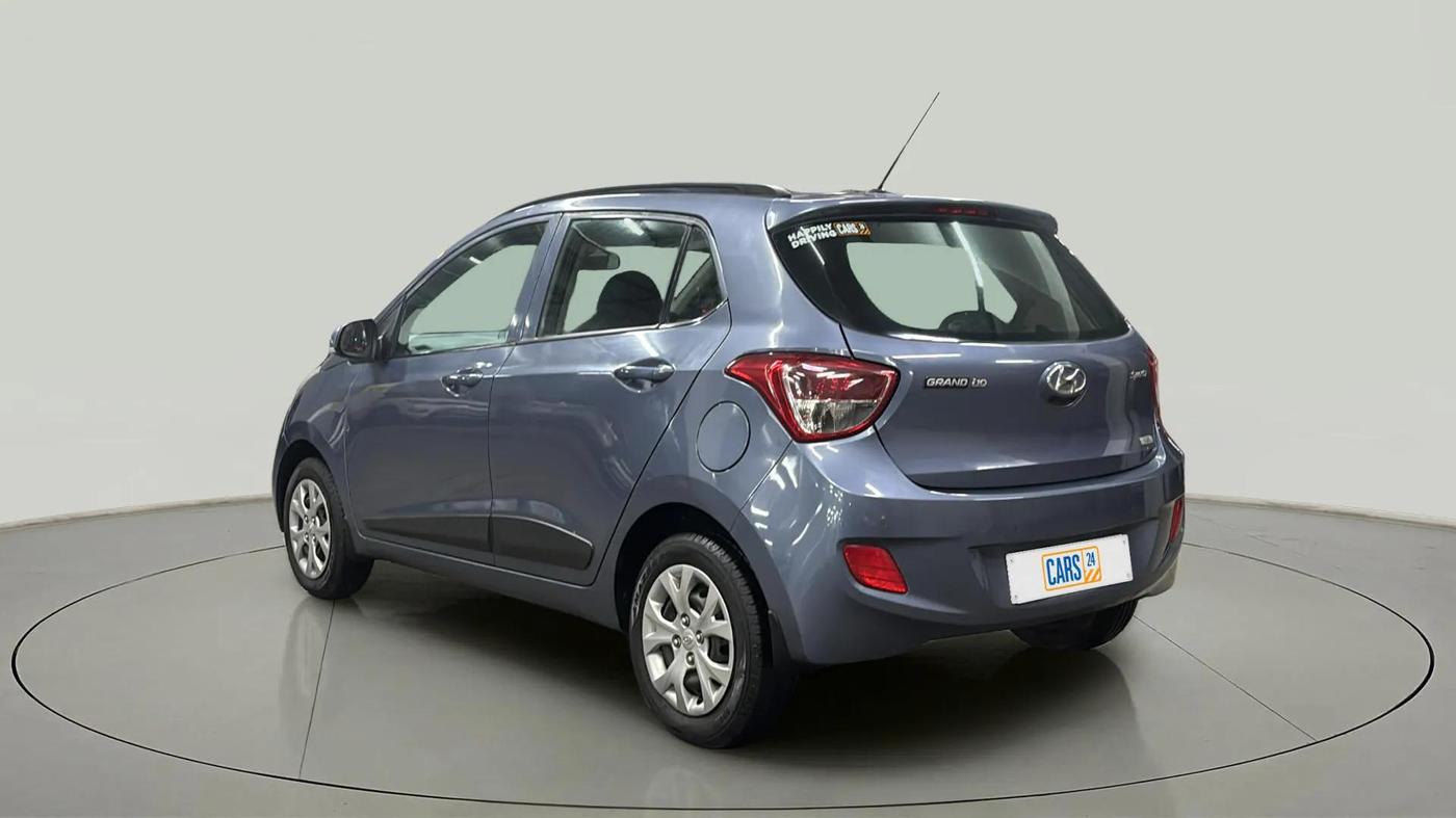 2016 Hyundai Grand i10 SPORTZ 1.2 KAPPA VTVT, Petrol, Manual, 11,663 km, Left Back Diagonal