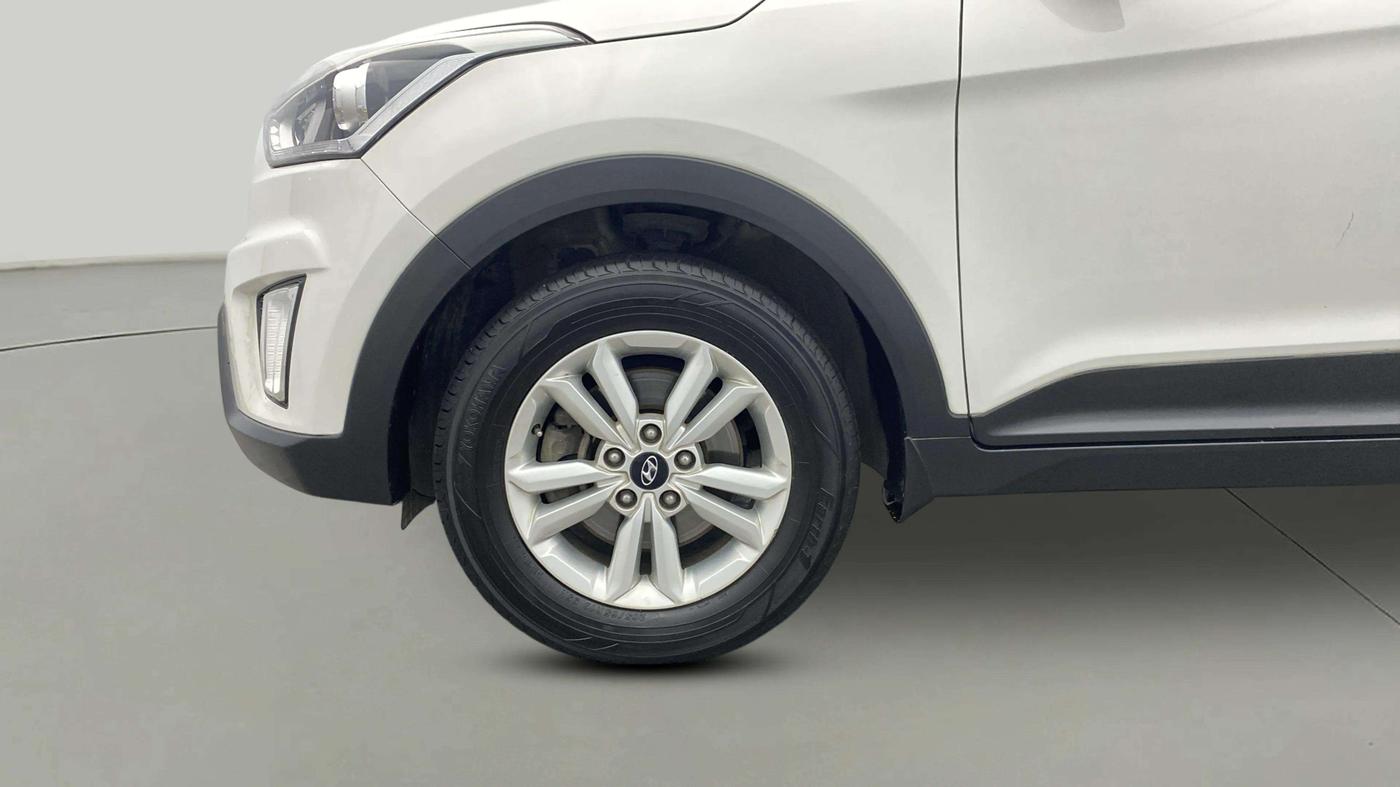 2017 Hyundai Creta SX PLUS 1.6 DIESEL, Diesel, Manual, 92,334 km, Left Front Wheel