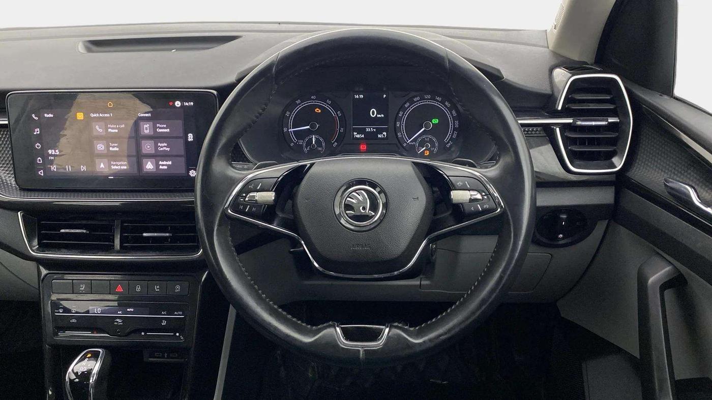 2021 Skoda KUSHAQ STYLE 1.5L TSI DSG, Petrol, Automatic, 74,932 km, Steering Wheel Close Up