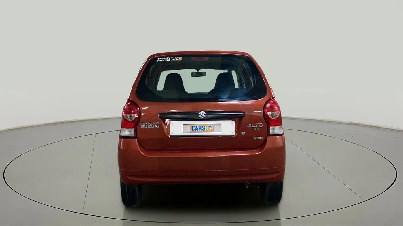 2014 Maruti Alto K10 VXI, Petrol, Manual, 68,775 km, Back/Rear