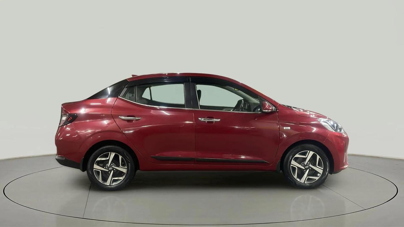 2020 Hyundai AURA SX PLUS 1.2 AMT, Petrol, Automatic, 52,325 km, Right Side View