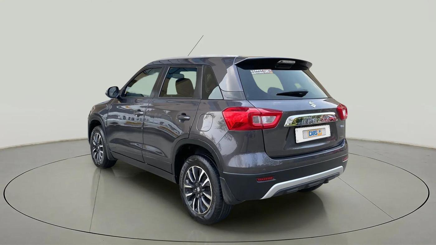 2022 Maruti BREZZA ZXI + AT SMART HYBRID, Petrol, Automatic, 26,636 km, Left Back Diagonal