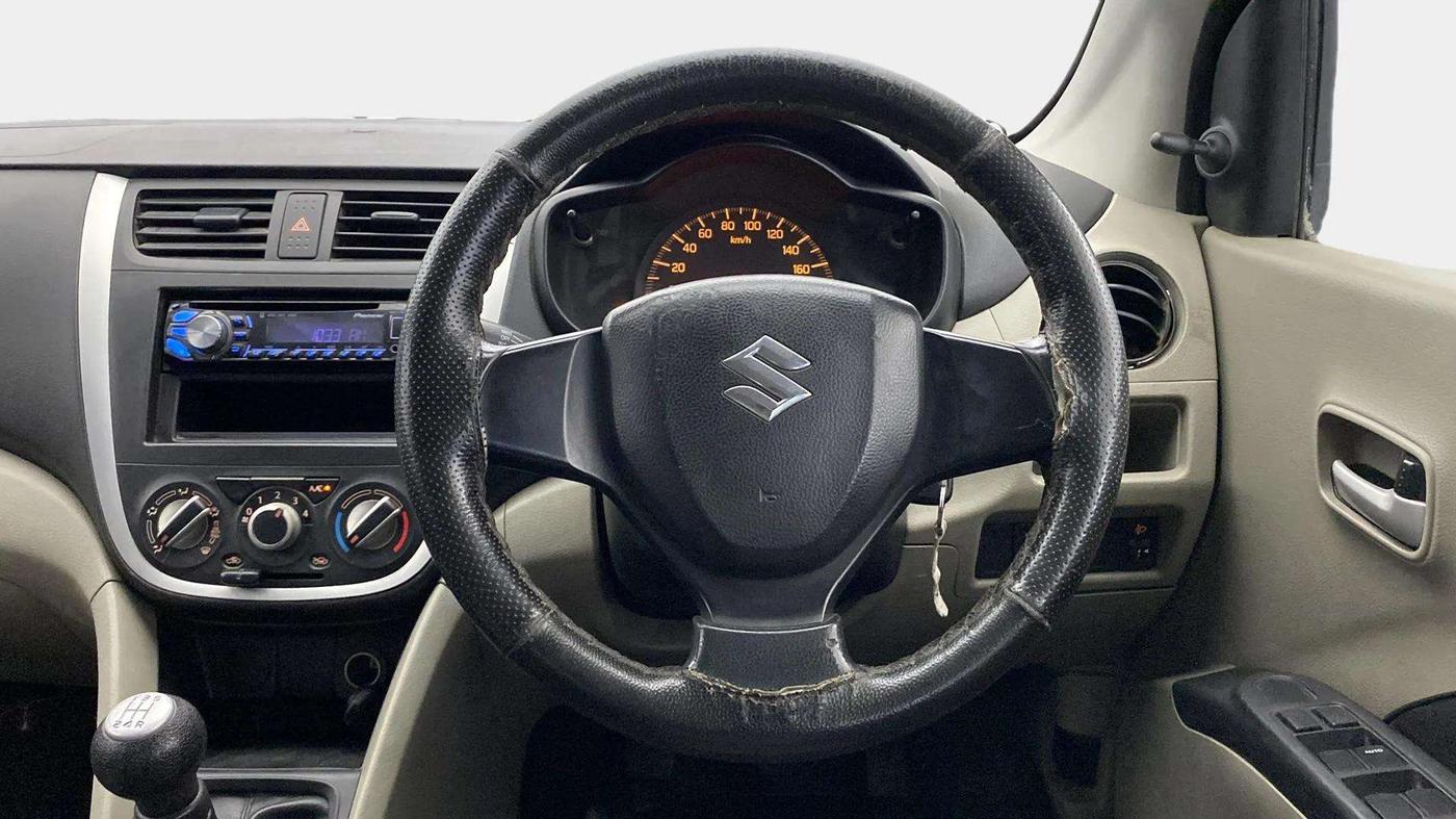 2015 Maruti Celerio VXI, Petrol, Manual, 92,850 km, Steering Wheel Close Up