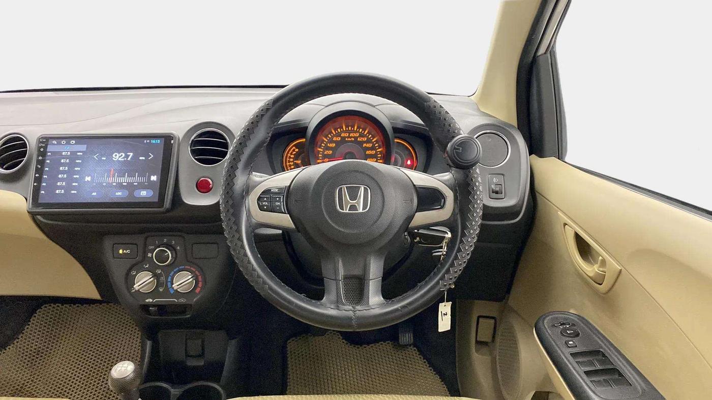 2014 Honda Amaze 1.2L I-VTEC S, Petrol, Manual, 86,010 km, Steering Wheel Close Up