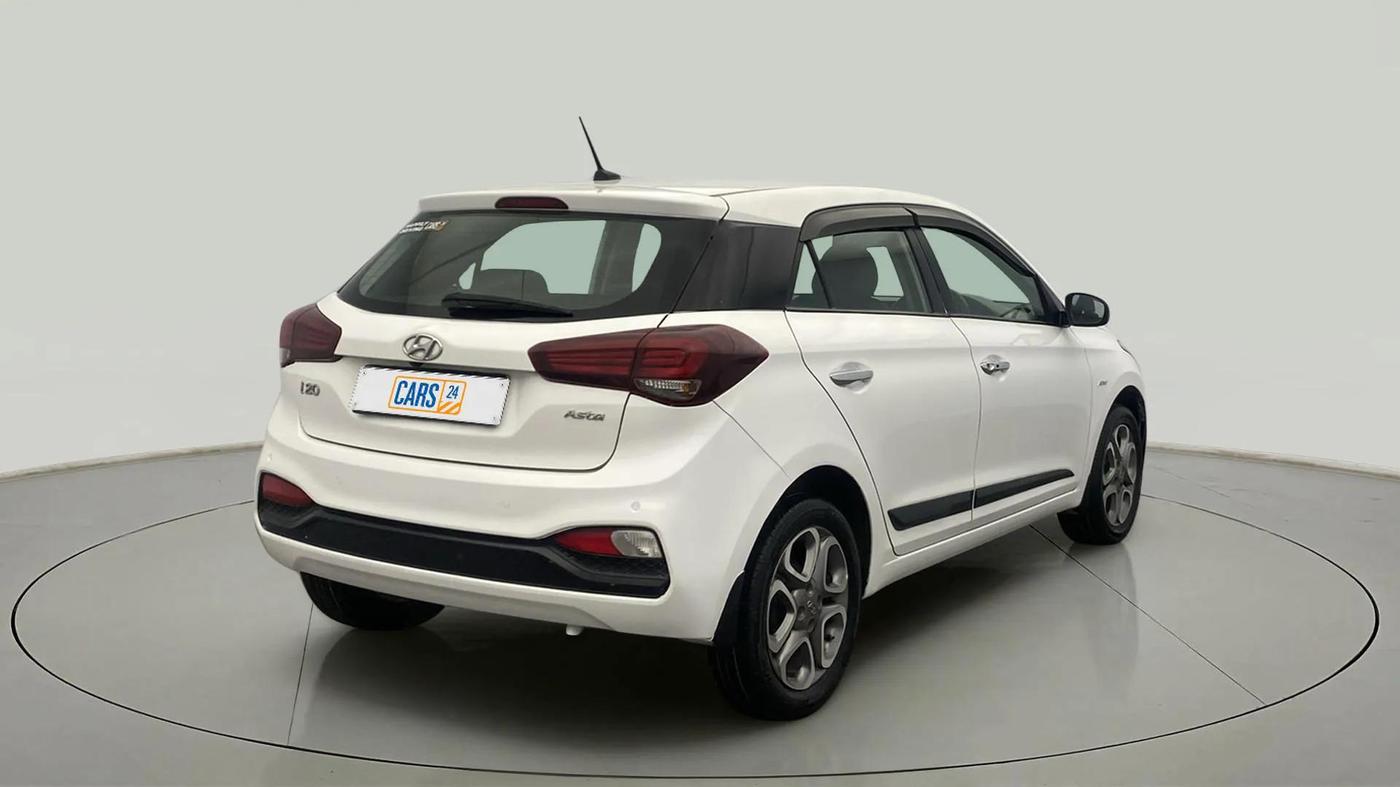 2019 Hyundai Elite i20 ASTA (O) CVT, Petrol, Automatic, 62,284 km, Right Back Diagonal