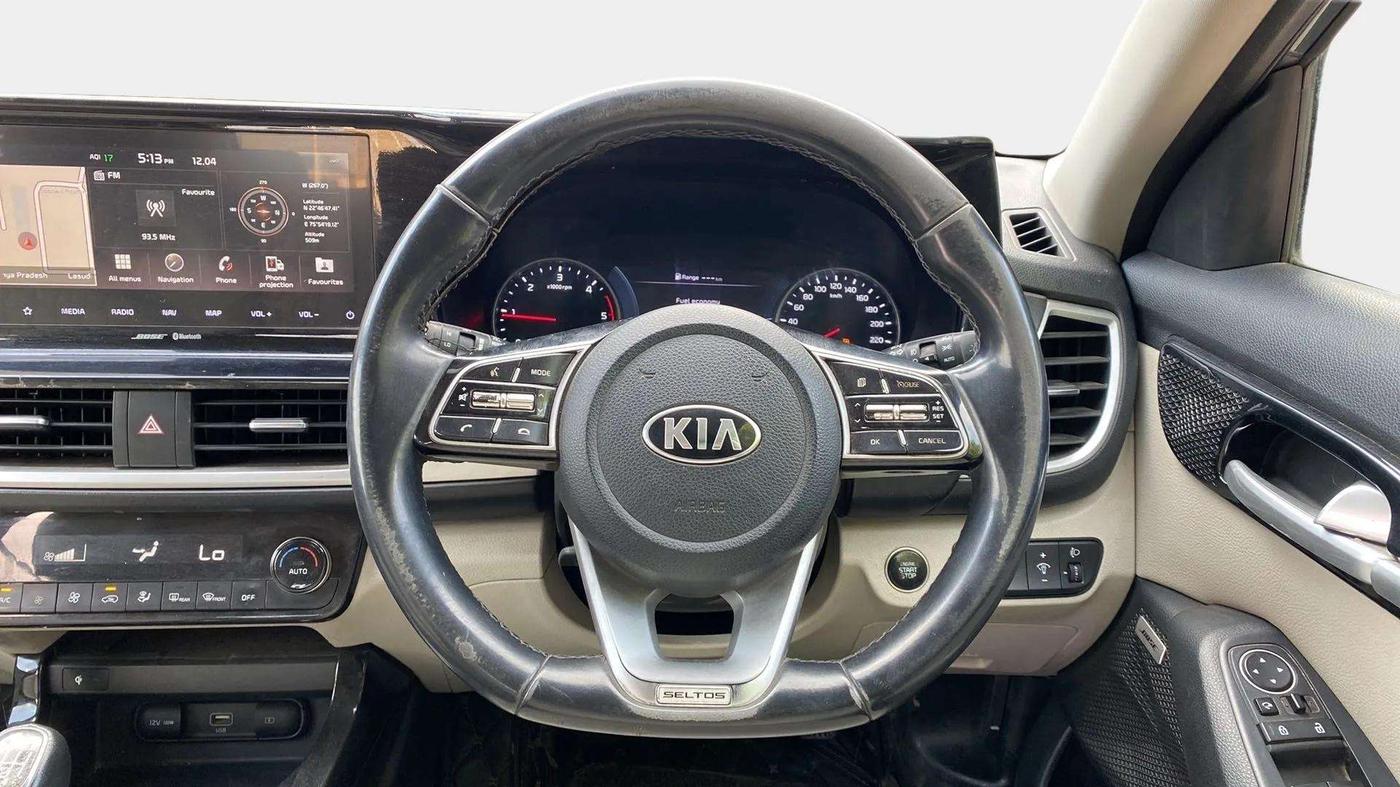 2020 KIA SELTOS HTX PLUS 1.5 DIESEL, Diesel, Manual, 92,266 km, Steering Wheel Close Up
