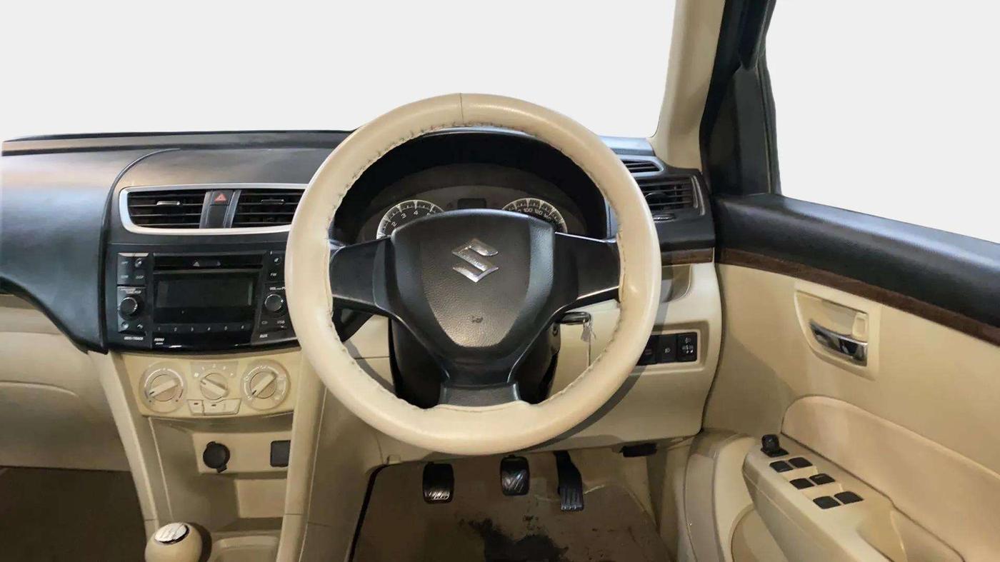 2015 Maruti Swift Dzire VXI, Petrol, Manual, 93,658 km, Steering Wheel Close Up