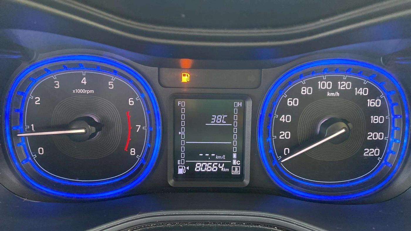 2020 Maruti Vitara Brezza ZXI, Petrol, Manual, 80,663 km, Odometer Image