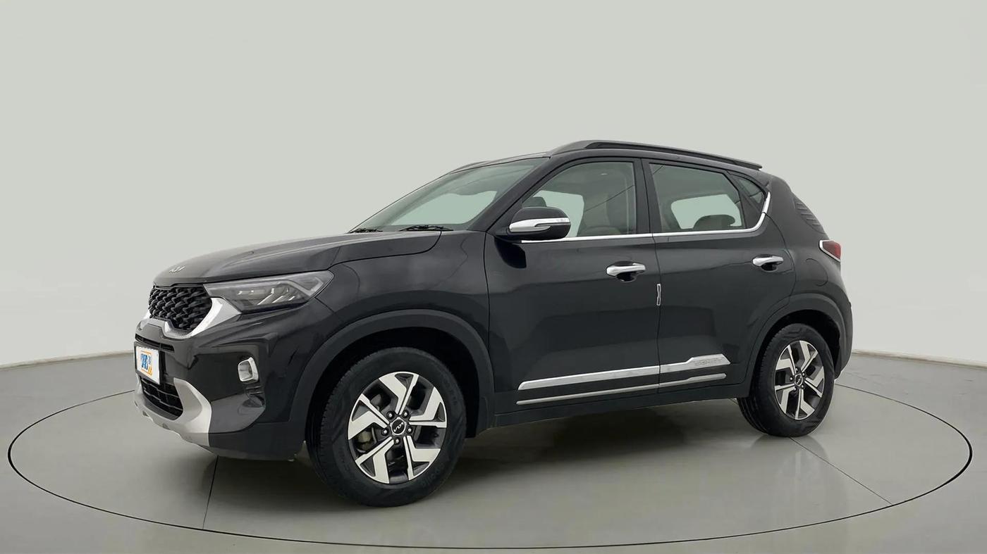 2022 KIA SONET HTX PLUS 1.5, Diesel, Manual, 41,921 km, Left Front Diagonal