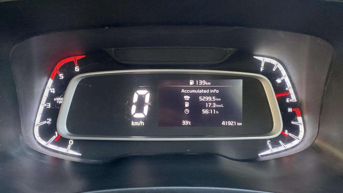2022 KIA SONET HTX PLUS 1.5, Diesel, Manual, 41,921 km, Odometer Image