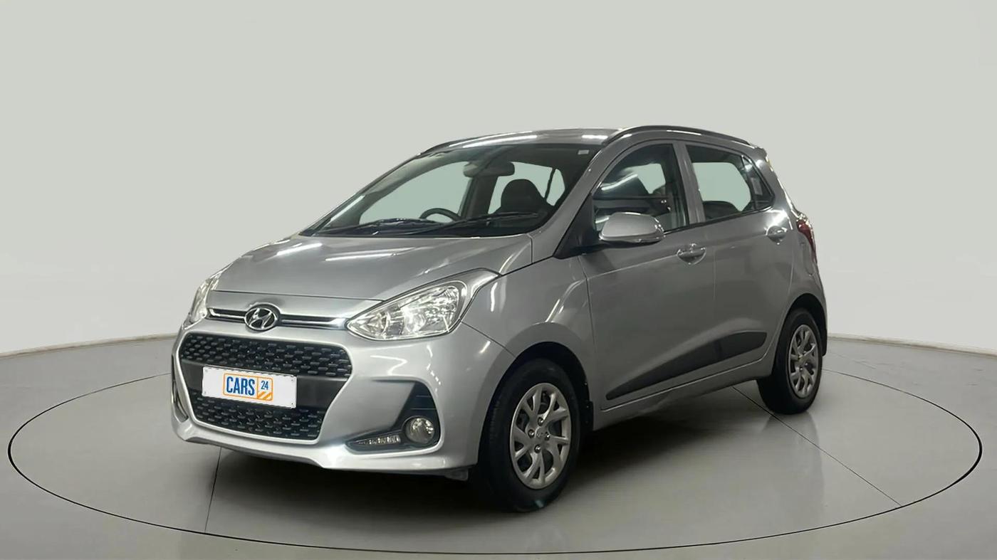 2019 Hyundai Grand i10 SPORTZ 1.2 KAPPA VTVT, Petrol, Manual, 30,516 km, Left Front Diagonal
