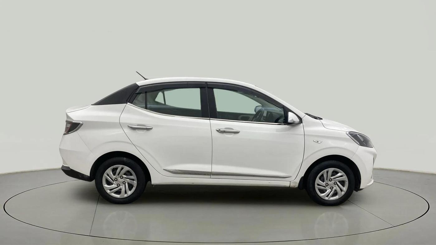 2021 Hyundai AURA S 1.2 CNG, CNG, Manual, 81,162 km, Right Side View