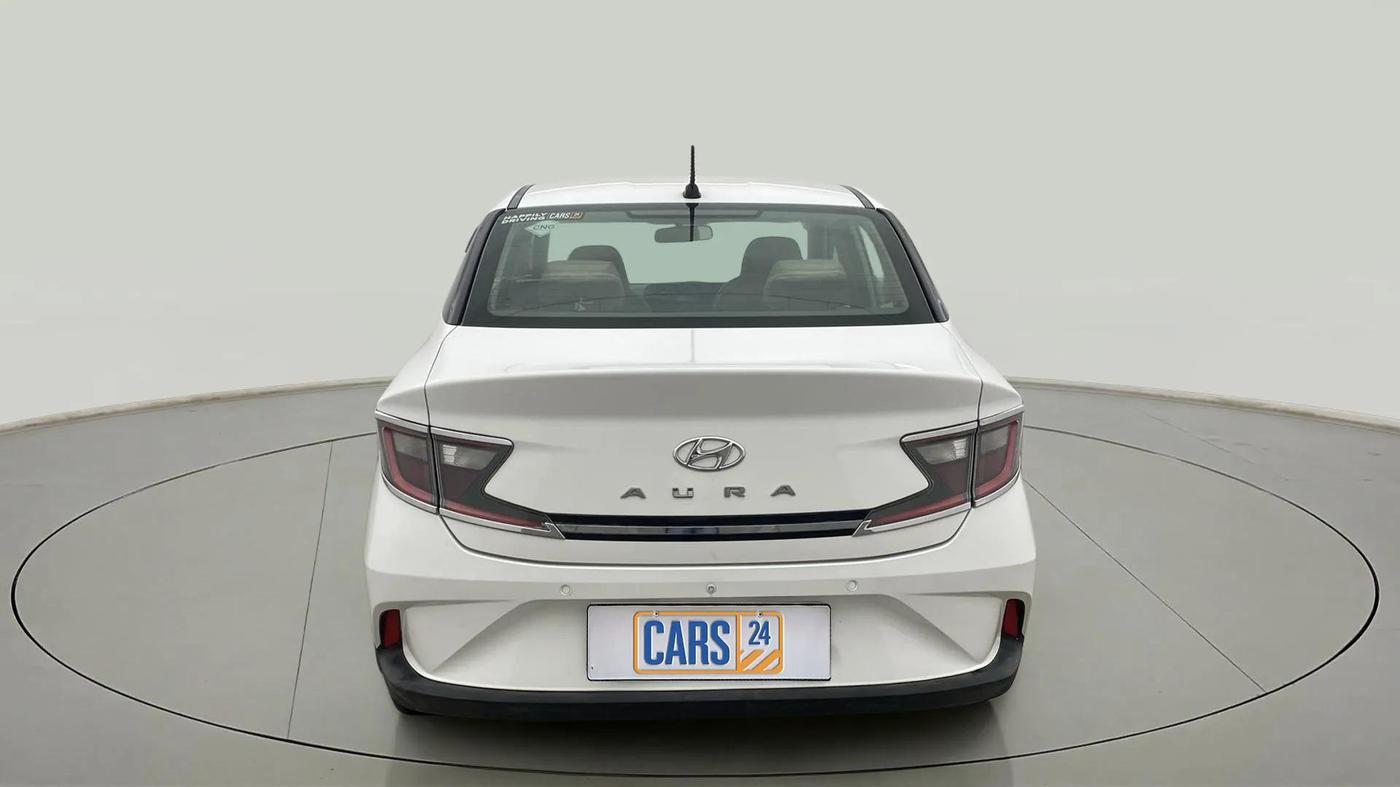 2021 Hyundai AURA S 1.2 CNG, CNG, Manual, 81,162 km, Back/Rear