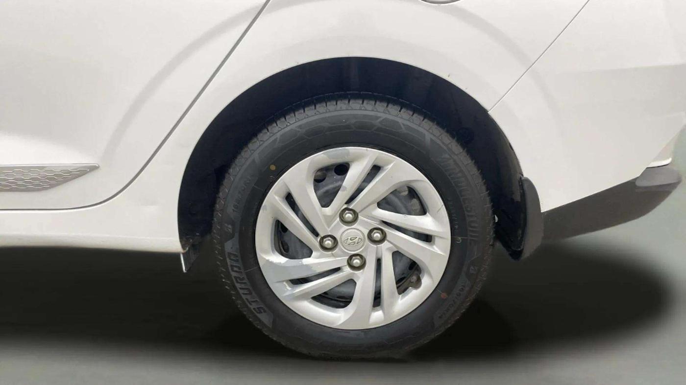 2021 Hyundai AURA S 1.2 CNG, CNG, Manual, 81,162 km, Left Rear Wheel