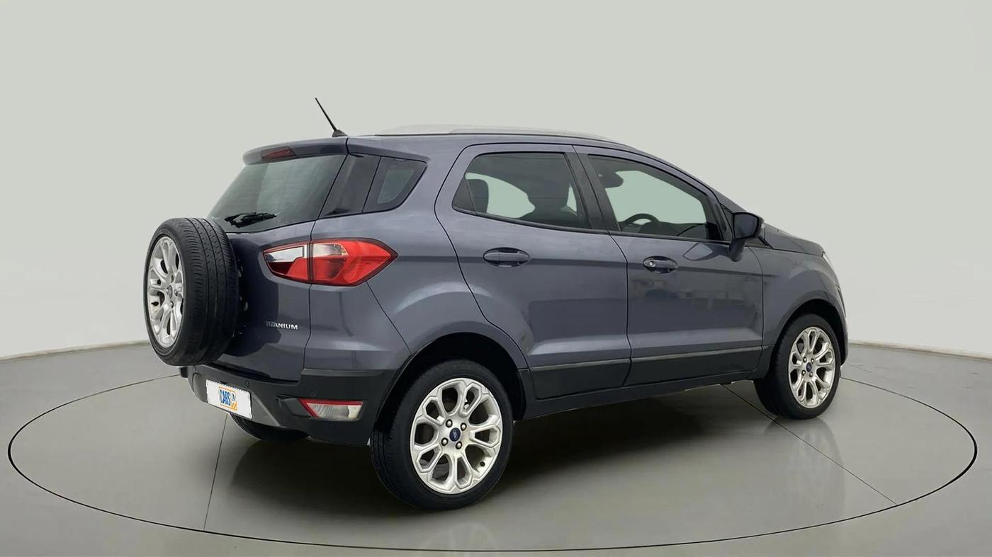2018 Ford Ecosport TITANIUM 1.5L PETROL AT, Petrol, Automatic, 60,023 km, Right Back Diagonal