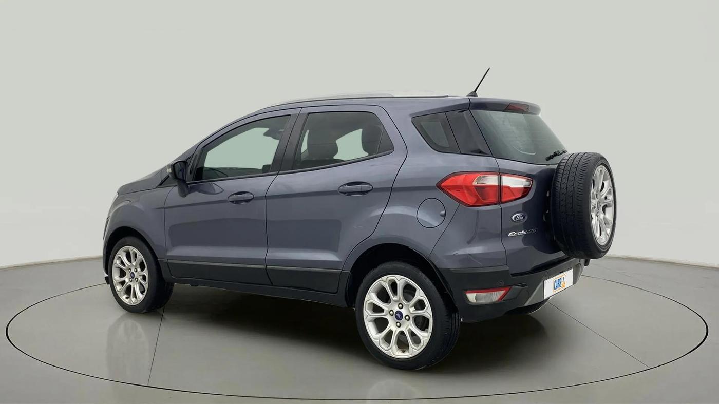 2018 Ford Ecosport TITANIUM 1.5L PETROL AT, Petrol, Automatic, 60,023 km, Left Back Diagonal