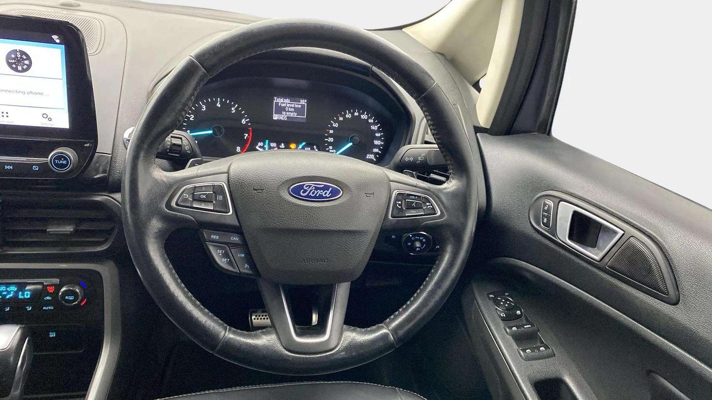 2018 Ford Ecosport TITANIUM 1.5L PETROL AT, Petrol, Automatic, 60,023 km, Steering Wheel Close Up